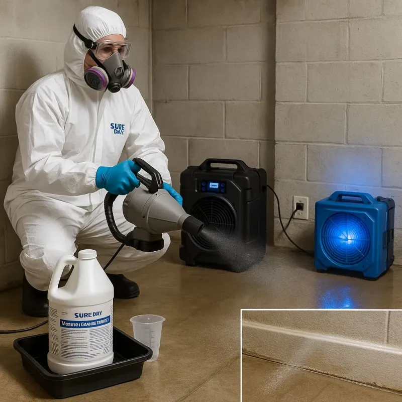 Sanitization and Odor Removal process in Three Oaks, FL