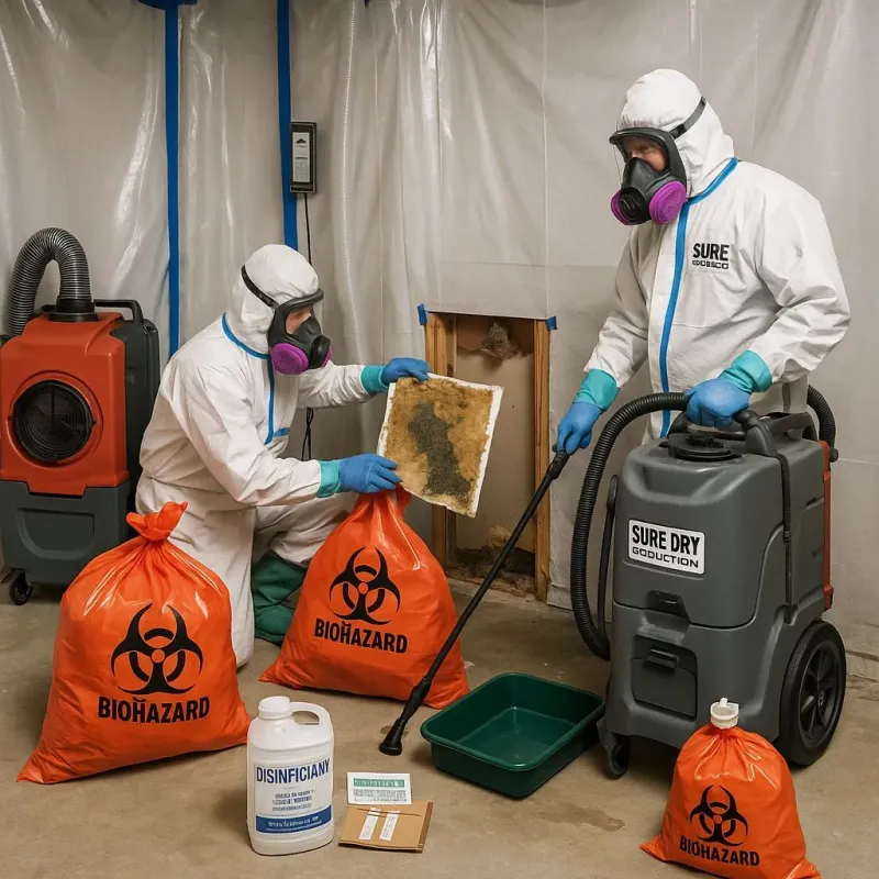 Contaminated Water Handling Protocols process in Three Oaks, FL
